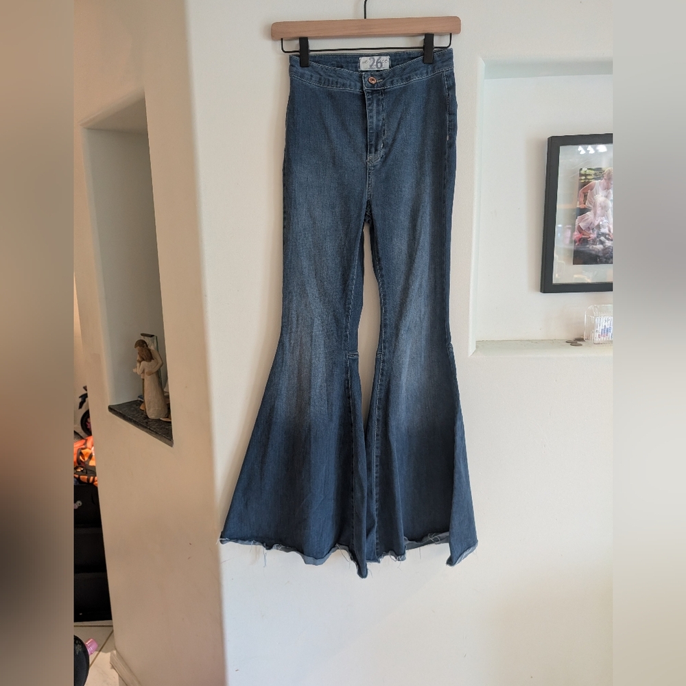 We The Free Blue Flare Jeans